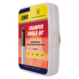 Chamfer Drill Set 90° Ø...